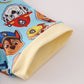 Blue character print pajamas set
