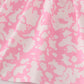 Pink strawberry milk cow embroidery ruffle shorts set