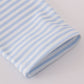 Blue football french knot stripe top