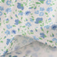 Blue floral print bow dress