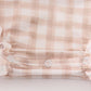 Beige puppy embroidery gingham bubble
