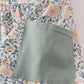 Fall floral print ruffle pants set