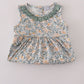 Fall floral print ruffle mom&me dress
