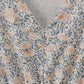 Fall floral print ruffle mom&me dress