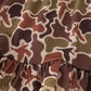 Green camouflage hunting embroidery ruffle pants set