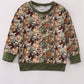 Camo leave dad&me sweatshirt