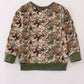 Camo leave dad&me sweatshirt