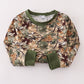 Camo leave dad&me sweatshirt