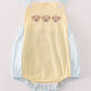 Yellow puppy embroidery bubble