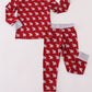 Alabama roll tide elephant print bamboo pajamas set