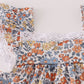 Fall floral print bloomer set