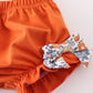 Fall floral print bloomer set