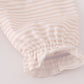 Pink football french knot ruffle stripe pants set