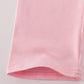 Pink football french knot ruffle stripe pants set