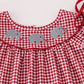 Alabama roll tide elephant embroidery dress