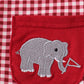 Alabama roll tide elephant embroidery button down shirt