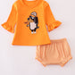 Orange Tennessee go vols applique bloomer set