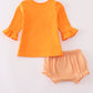 Orange Tennessee go vols applique bloomer set