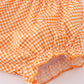 Orange Tennessee go vols applique bloomer set