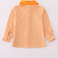 Orange Tennessee go vols applique button down shirt