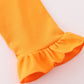 Orange Tennessee go vols applique ruffle pants set