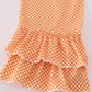 Orange Tennessee go vols applique ruffle pants set