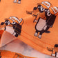 Orange Tennessee go vols print ruffle pajamas set