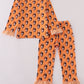 Orange Tennessee go vols print ruffle pajamas set