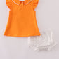 Orange Tennessee go vols embroidery bloomer set