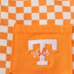 Orange Tennessee go vols embroidery checkered top
