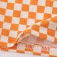 Orange Tennessee go vols embroidery checkered top