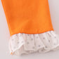 Orange Tennessee go vols embroidery ruffle pants set