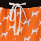 Orange Tennessee bamboo mom pants