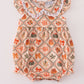 Green pumpkin bow print bubble