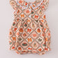 Green pumpkin bow print bubble