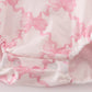 Pink bow tie embroidery ruffle bubble