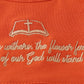 Rust isaiah embroidery bubble