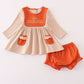 Rust isaiah embroidery bloomer set