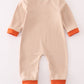 Rust isaiah embroidery romper