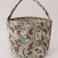 Green camouflage basket