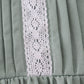 Sage ruffle bloomer set