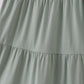 Sage smocked tiered mom dress