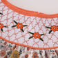 Floral embroidery smocked bloomer set
