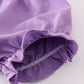 Purple floral lace bloomer set