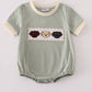 Puppy embroidery smocked bubble
