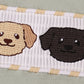 Puppy embroidery smocked bubble