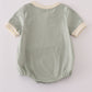 Puppy embroidery smocked bubble