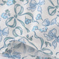 Blue bow & lace print ruffle bloomer set