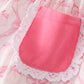 Pink bow tie pumpkin print bloomer set