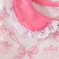 Pink bow tie pumpkin print bloomer set